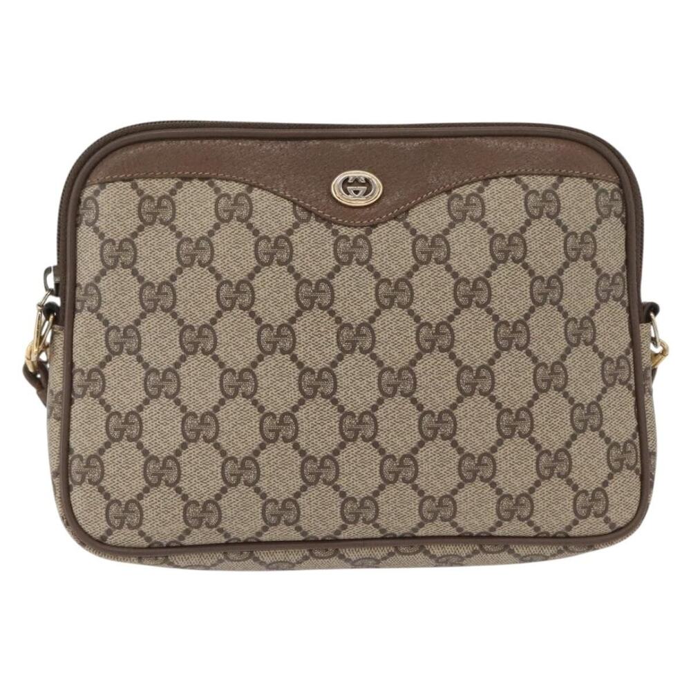 Gucci GG Supreme Shoulder Bag Beige